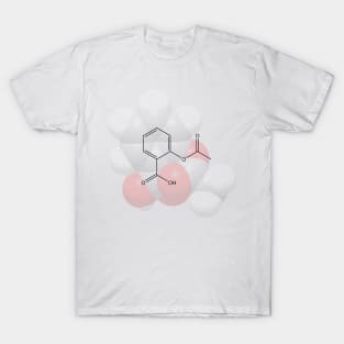 Aspirin Molecule Chemistry T-Shirt